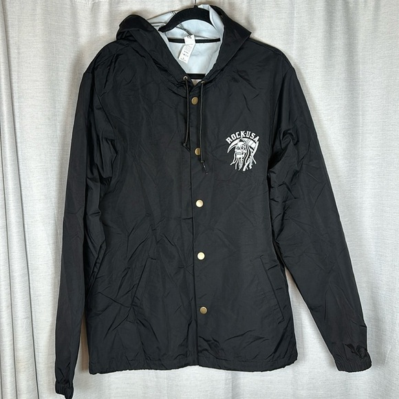 ROCK-USA RAIN COAT SIZE(L) - Picture 2 of 6
